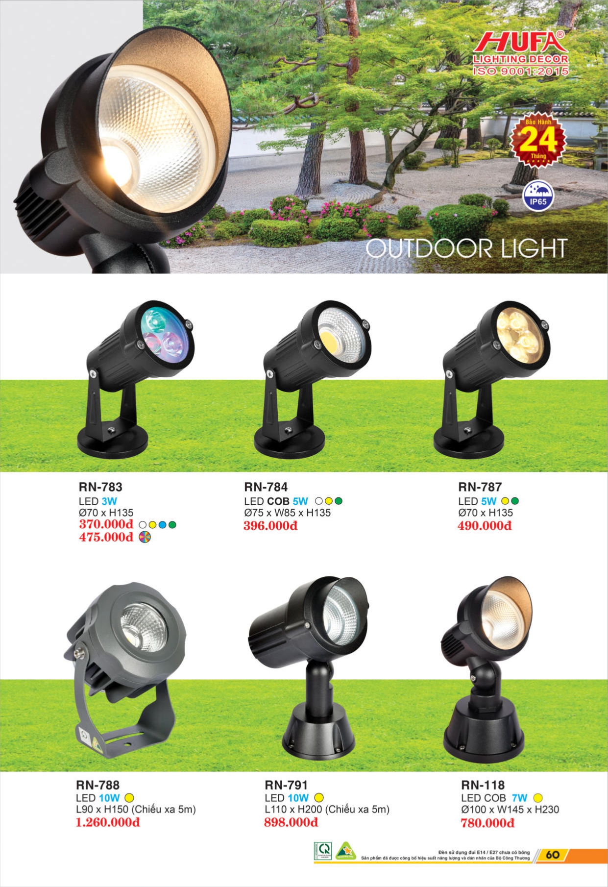 Bảng giá đèn LED HUFA 2026